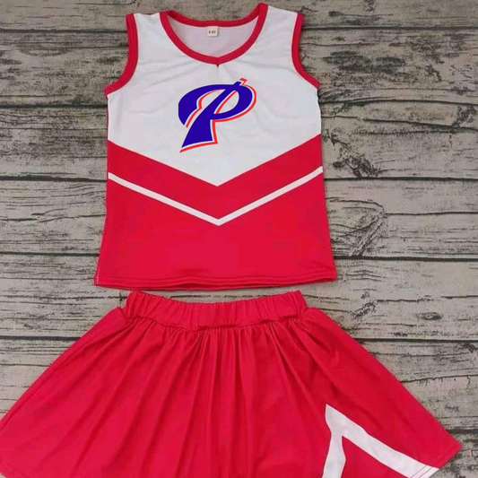 PRE ORDER Deadline August 16close custom no moq baby kids kids clothing cheer sets red color school sets