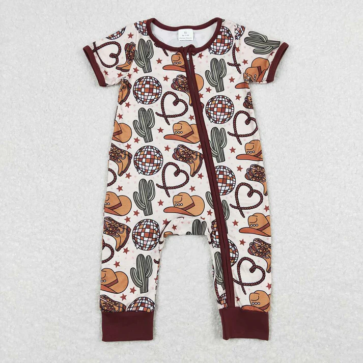 RTS NO MOQ Baby boy clothes Shorts Sleeve Romper Mixed Sizes