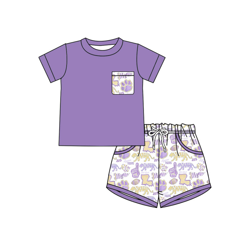 custom moq 3 eta 6-8weeks team baby Girls boys clothes Short Sleeve Shorts Climbing Suit yoga dress