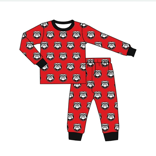 Deadline September 20 custom no moq eta 6-8weeks Red dog head elastic long sleeve suit