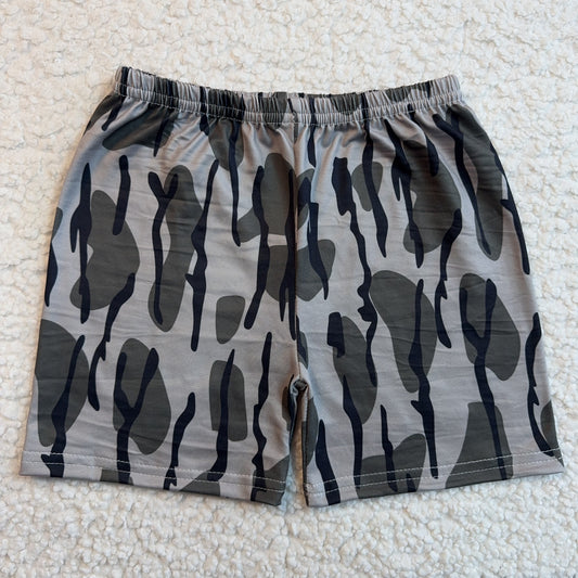 RTS SALES NO MOQ Grey color print shorts