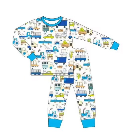 custom moq 5 eta 5-6weeks boys long sleeve top and pants set boys custom