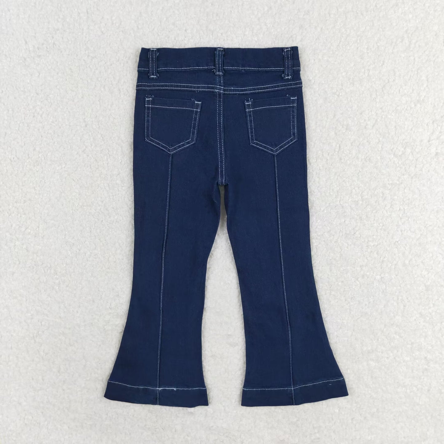 rts no moq P0508 Bleached blue stripe denim trousers