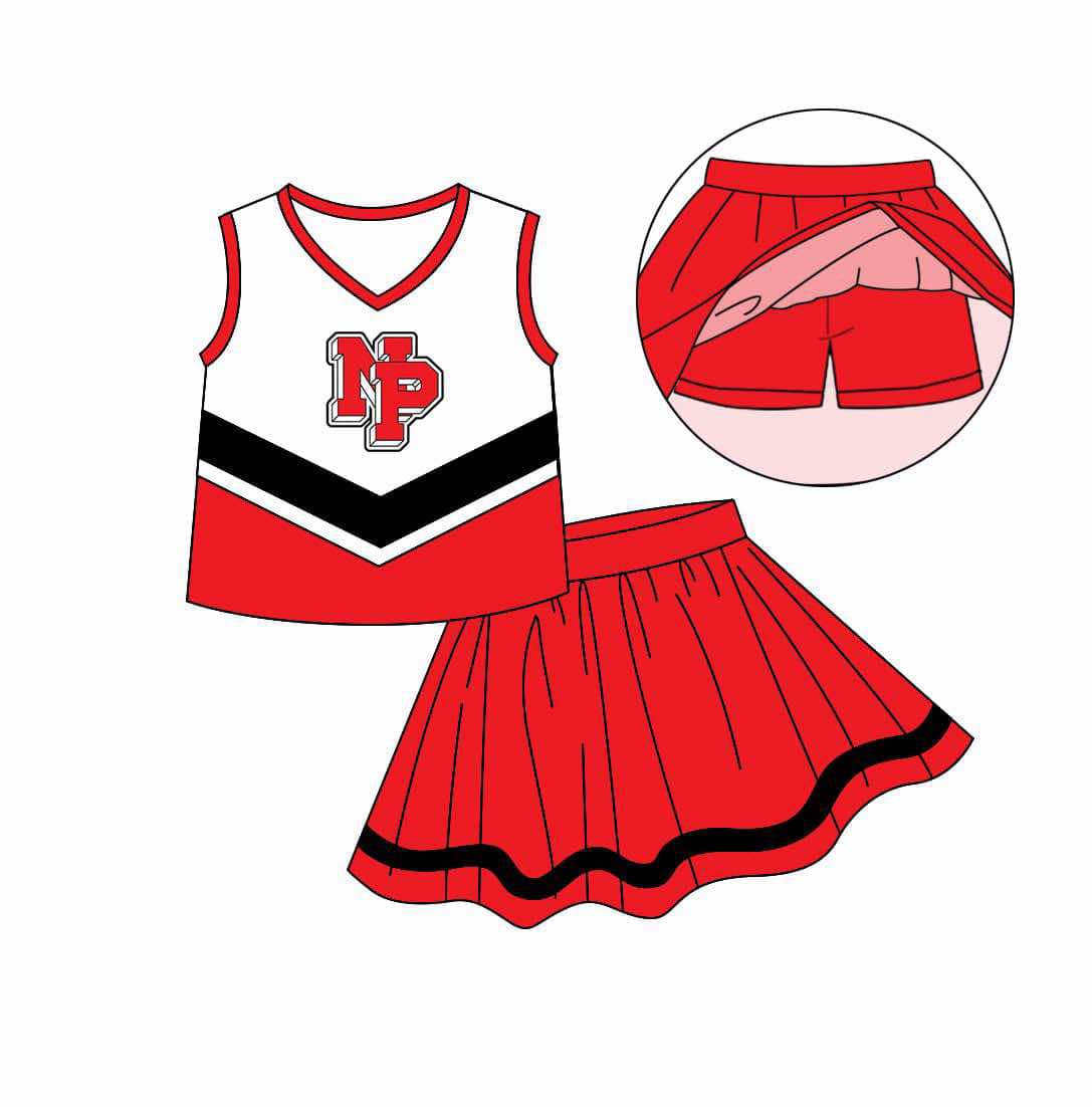 Deadline: Ends on February 25 custom no moq Team red school uniform short-sleeved shorts