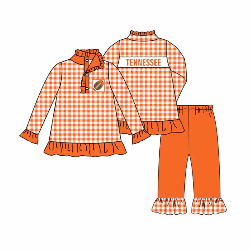 （PRE ORDER ）Deadline  September 31  custom no moq Orange Baseball Girls Jacket Set