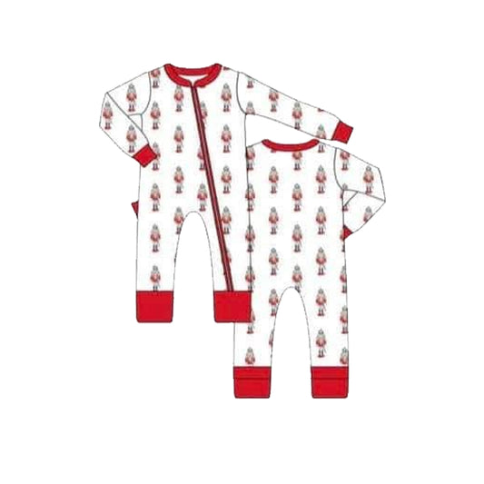 Deadline  August 6 custom no moq Long Sleeve Christmas Romper Christmas Girls Romper