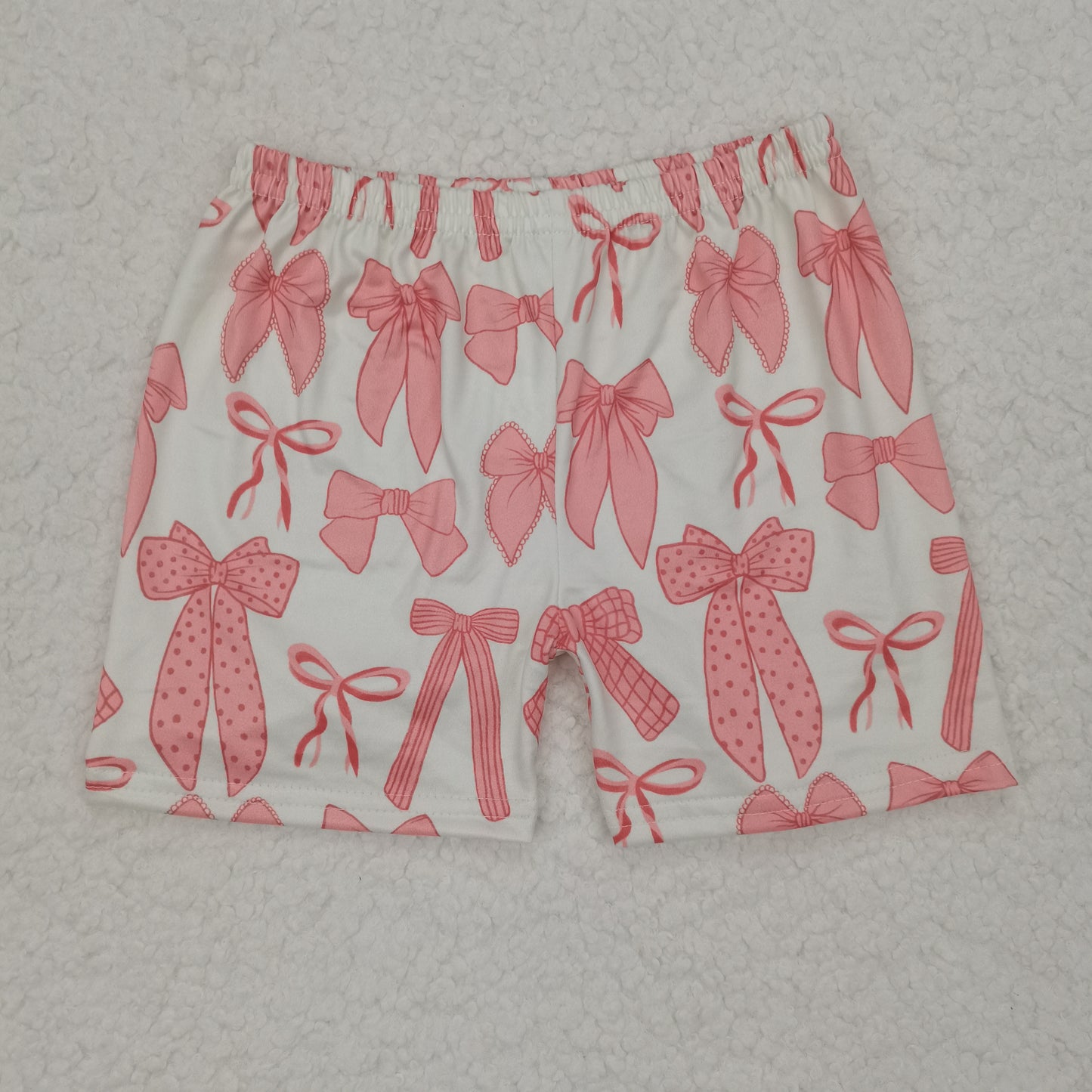 RTS SALES NO MOQ Beige shorts with bow