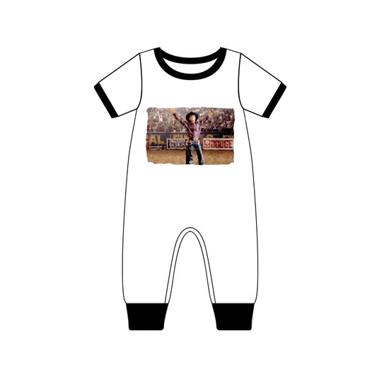 Custom moq 3 eta 7/8week moq 5 eta /4/5week singer  Summer short-sleeved romper