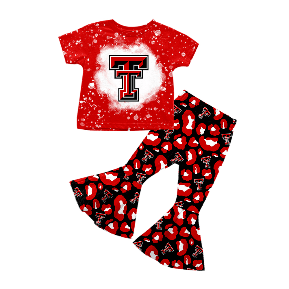 baby girl clothes team red toddler girl summer outfit