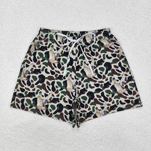 RTS NO MOQ Baby Boys Camouflage Trunks Bottoms Swimsuits