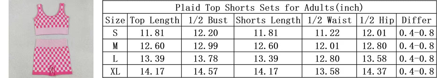 RTS NO MOQ Sibling Adult Women's camouflage Tank Top shorts sets