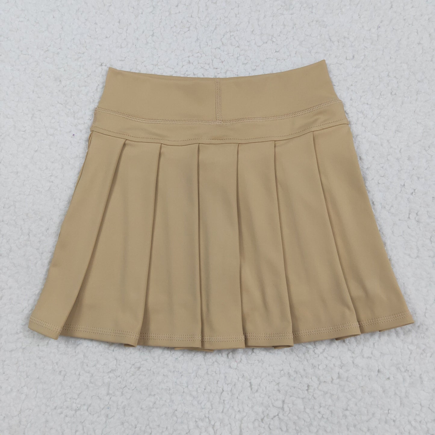 RTS NO MOQ（In Stock ) GLK0123 Solid khaki yoga skirt
