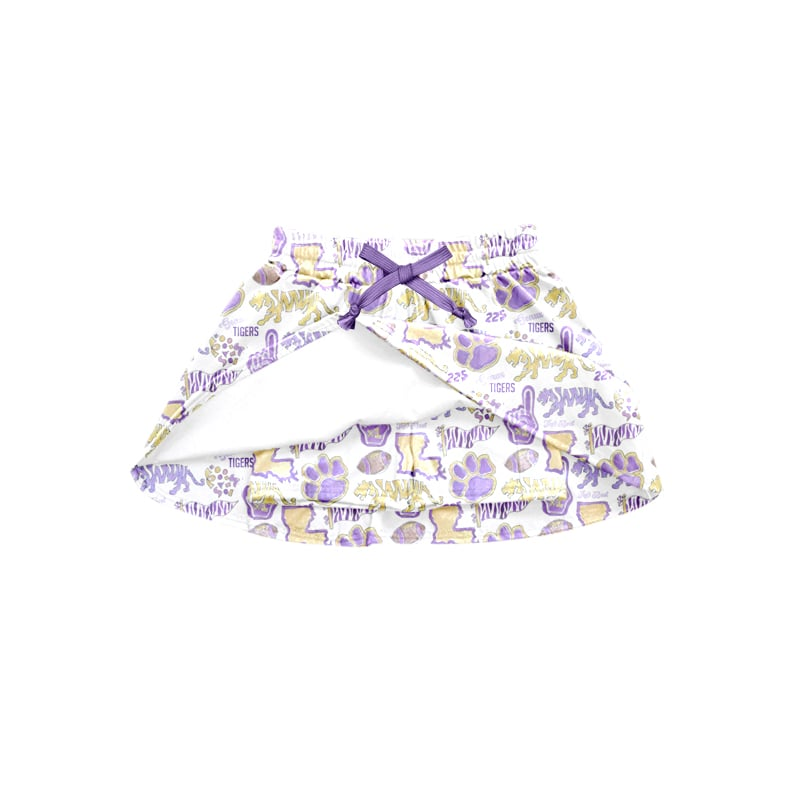 Custom Purple Animal Kingdom Baby Clothes