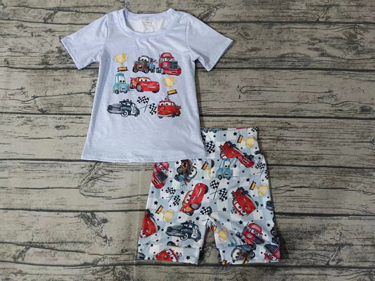 custom moq 5 eta 5weeks summer boys Boys Trucks Boys Set