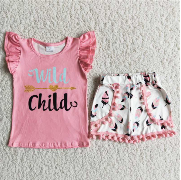 wild pink outfits – sunshine kids clothes