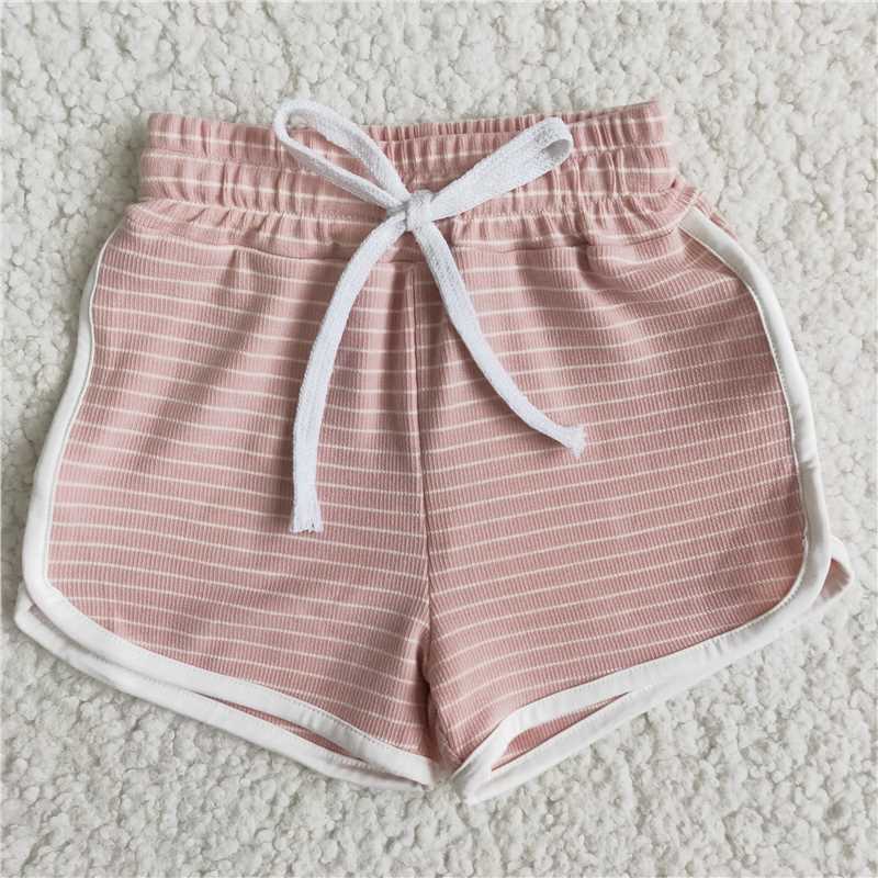 Pink Striped Shorts