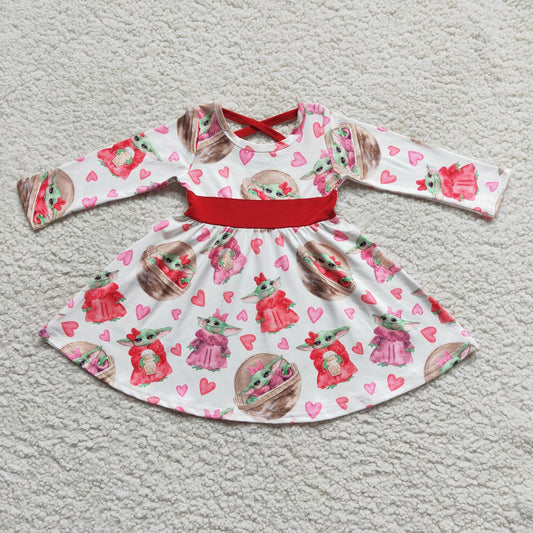 6 A2-4 valentine's day long sleevedress