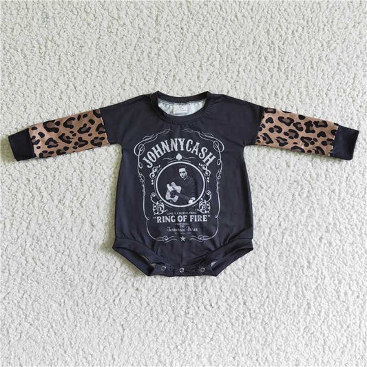 LR0014 kids cartoon print clothes long sleeve romper