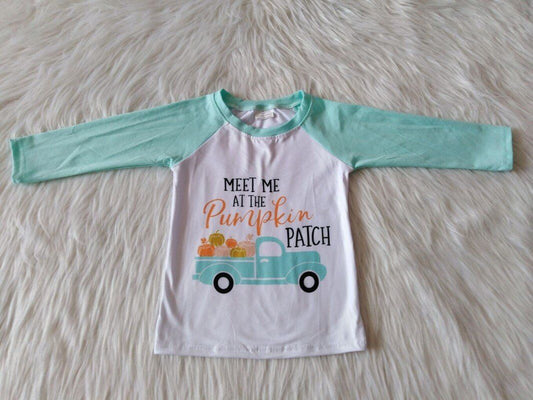 pumpkin patch raglan long sleeve top