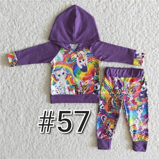 6 B11-3 purple color long outfits