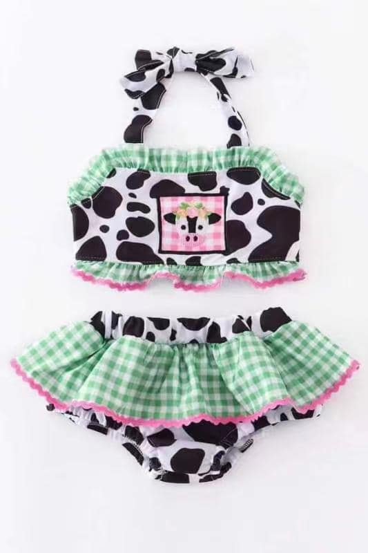 cow summer swim fabric outfits