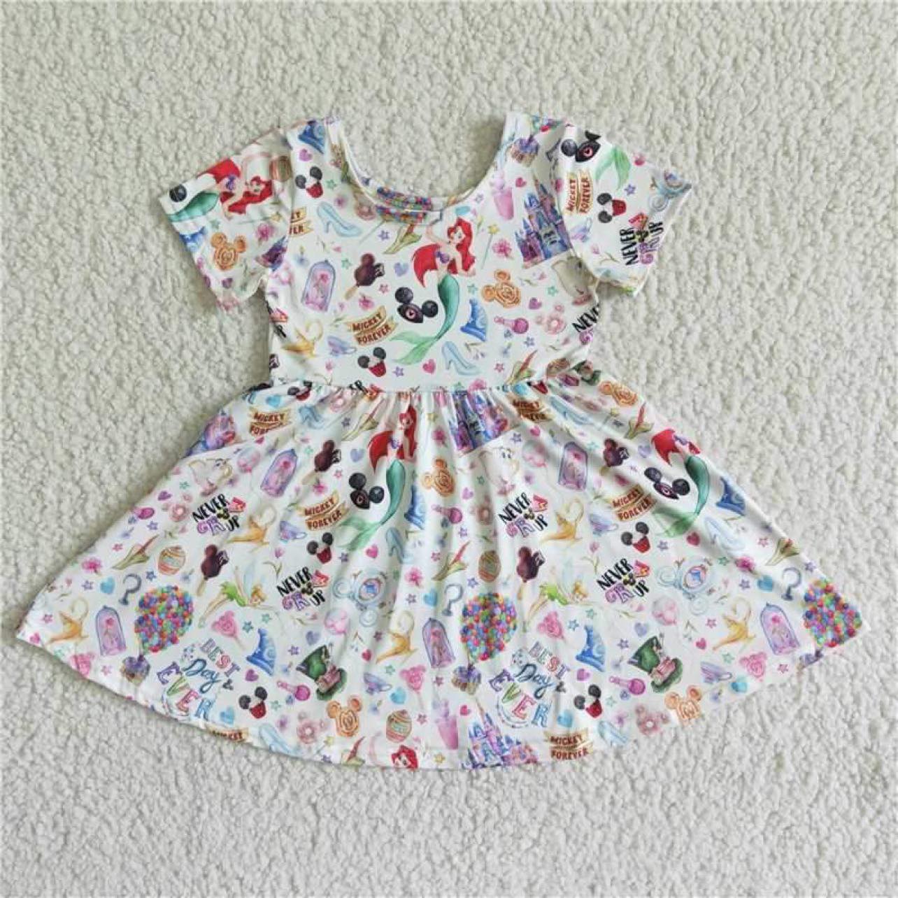 GSD0050 kids summer clothes cute girl dress