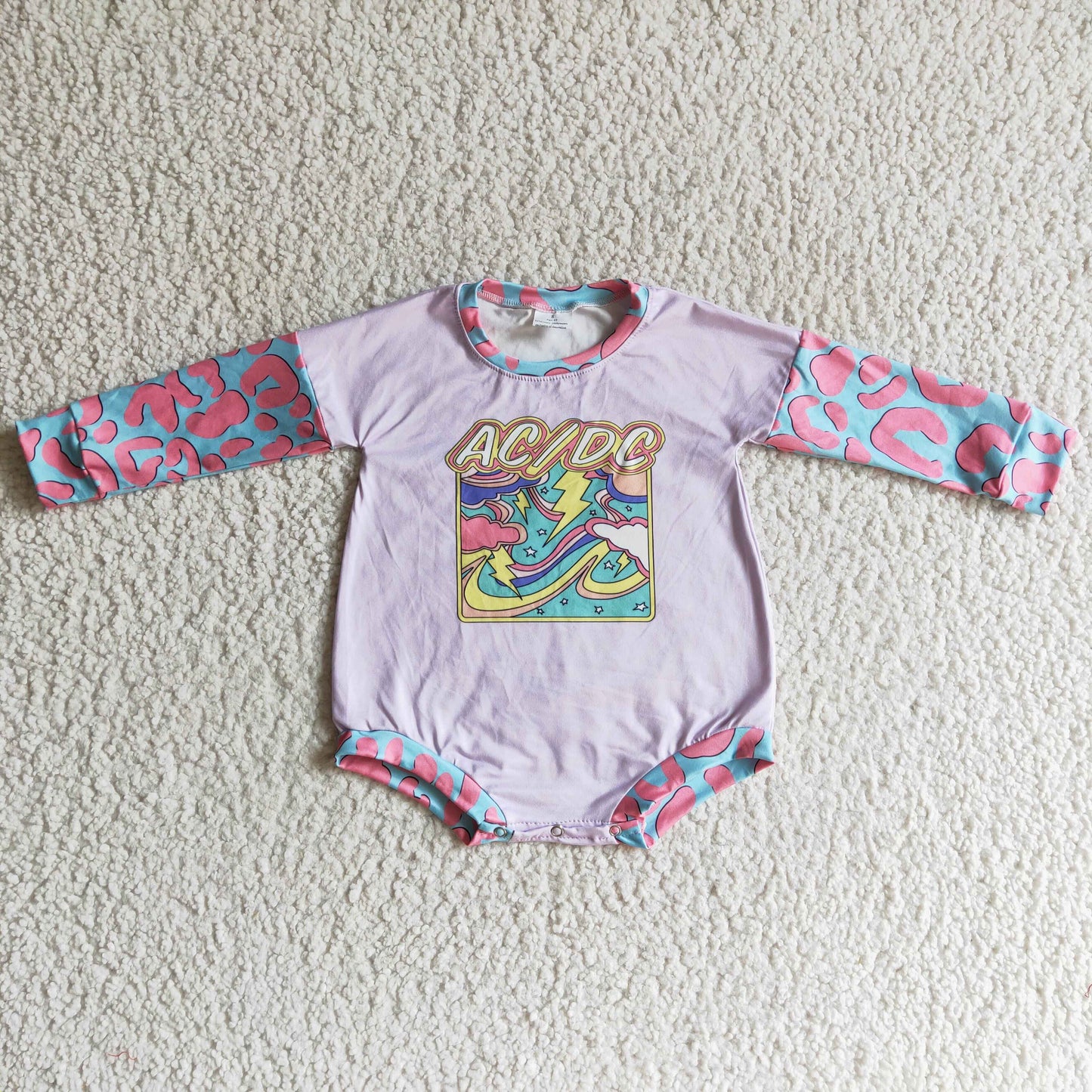 LR0053 baby clothing cartoon print long sleeve bodysuit milk silk baby romper