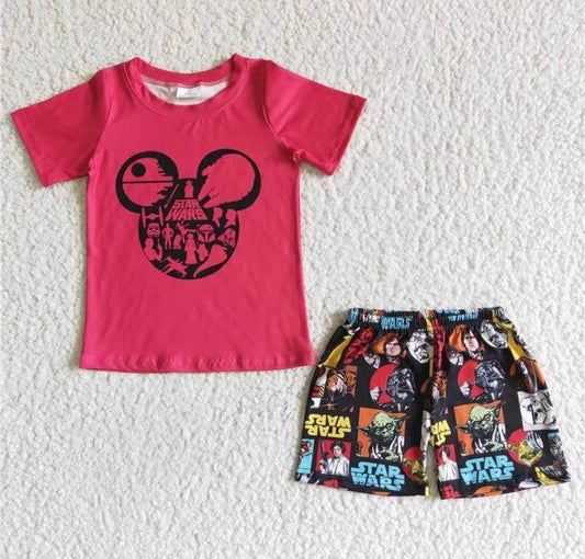 BOYS SUMMER SHORTS TOP WITH SHORTS PANTS