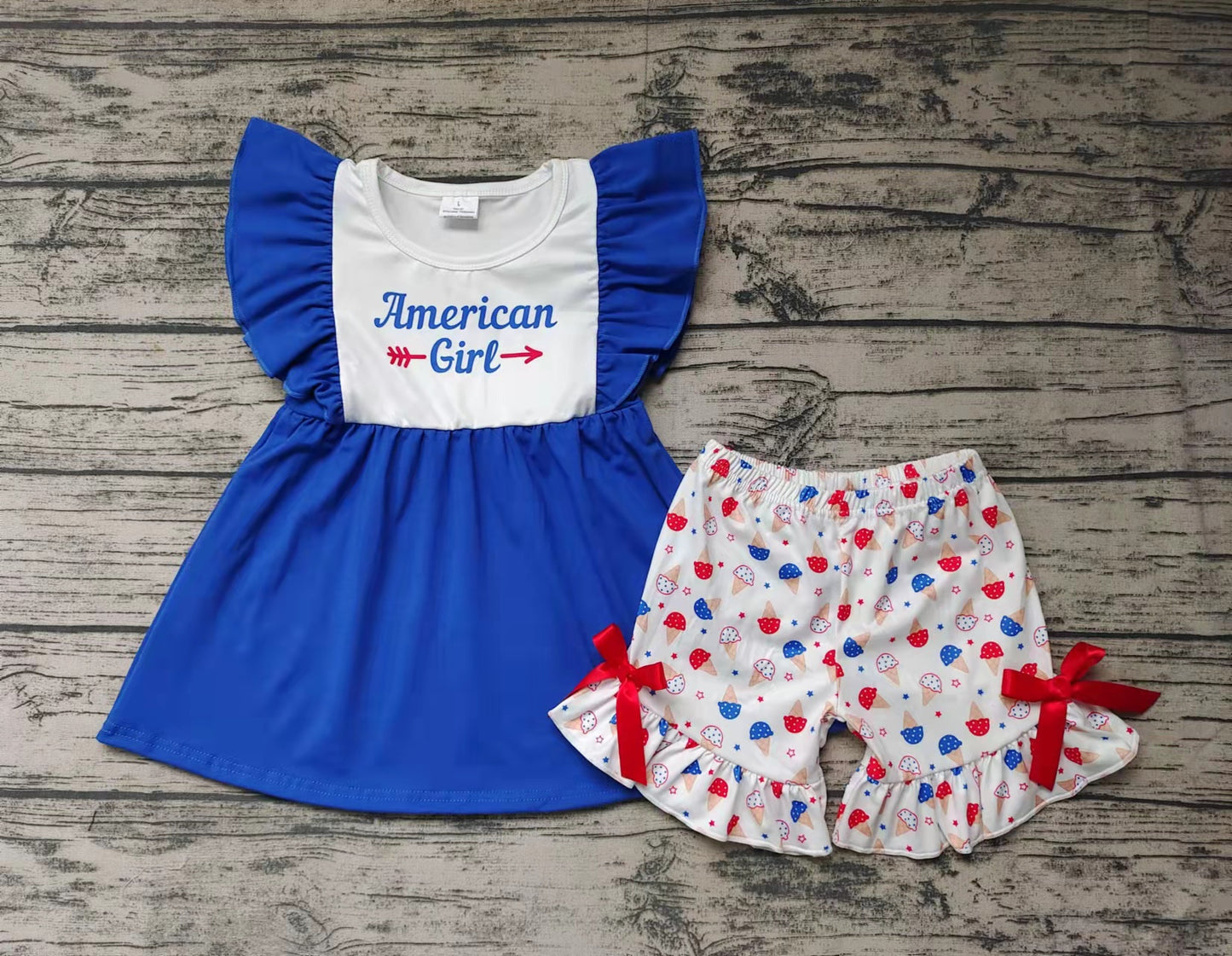 july 4th  with start shorts outfits