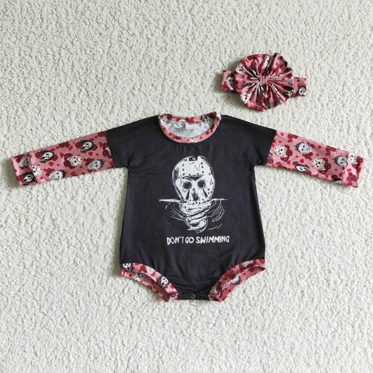 LR0124 baby clothing cartoon print long sleeve bodysuit milk silk baby romper