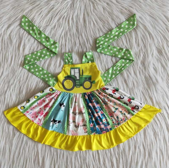 summer girls twirl dress