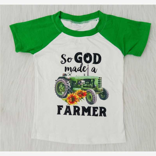 Green Short Sleeve Top