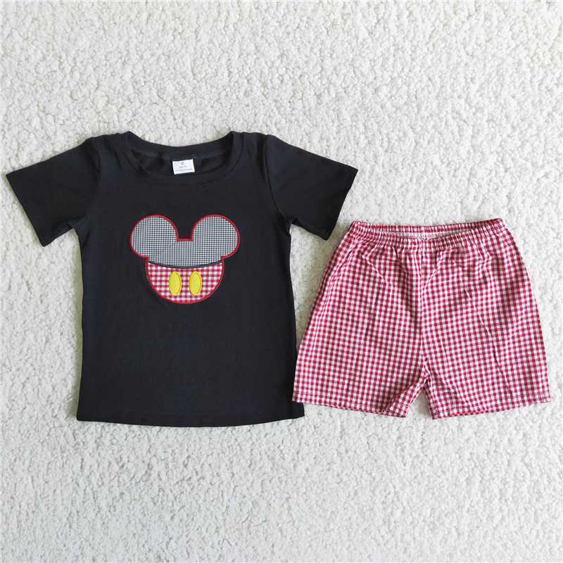 D5-15 Summer wears clothing kids boy t-shirt short sleeve short pants baby cartoon print