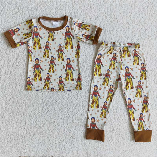 Boys Short Sleeve Pants Set