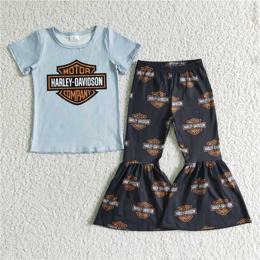 GSPO0106 HARLEY-DAVIDSON Blue Short Sleeve Trouser Cover