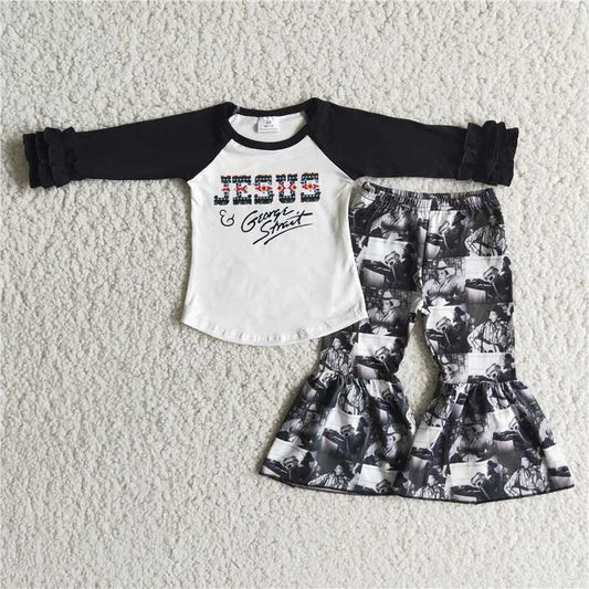 Jesusu girl's children outfit sets