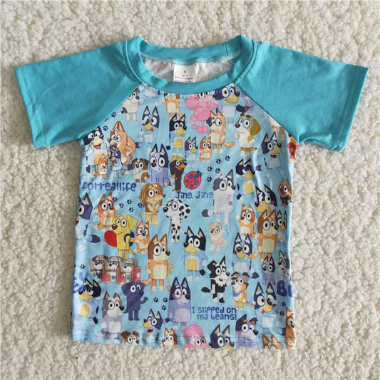 cartoon dog short sleeve