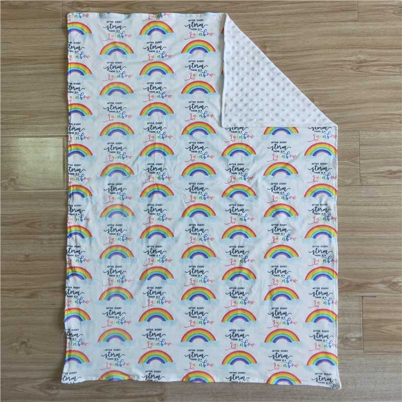 6B13-37 rainbow  blanket