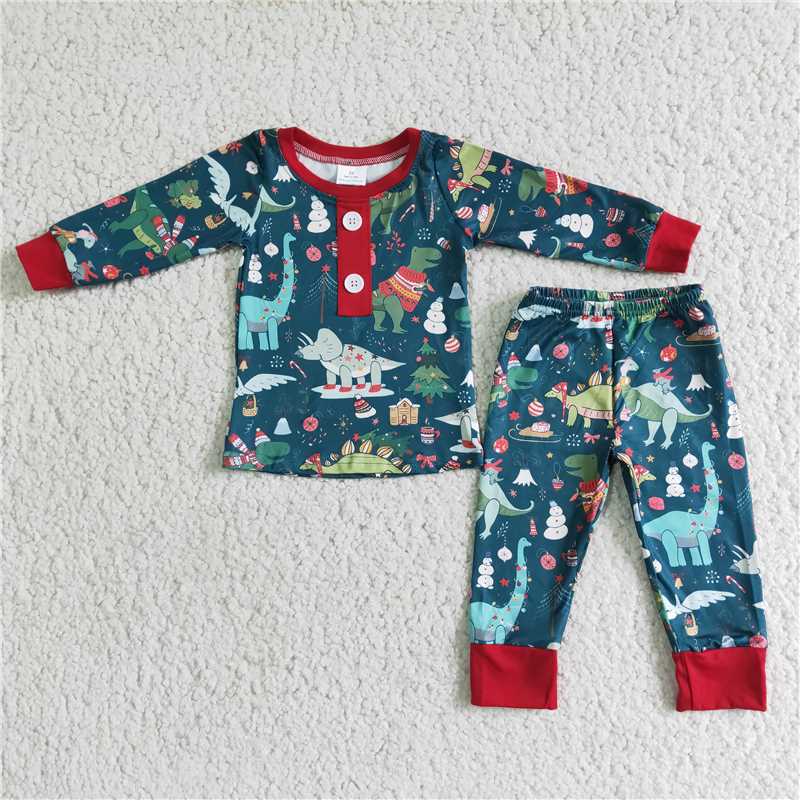 Dinosaur pajamas boys outfits