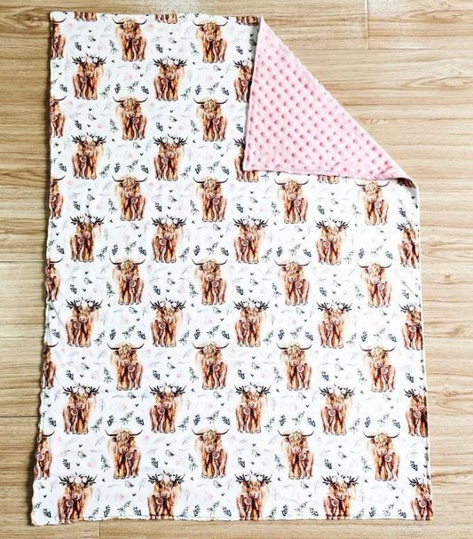 6B6-34 rainbow  blanket