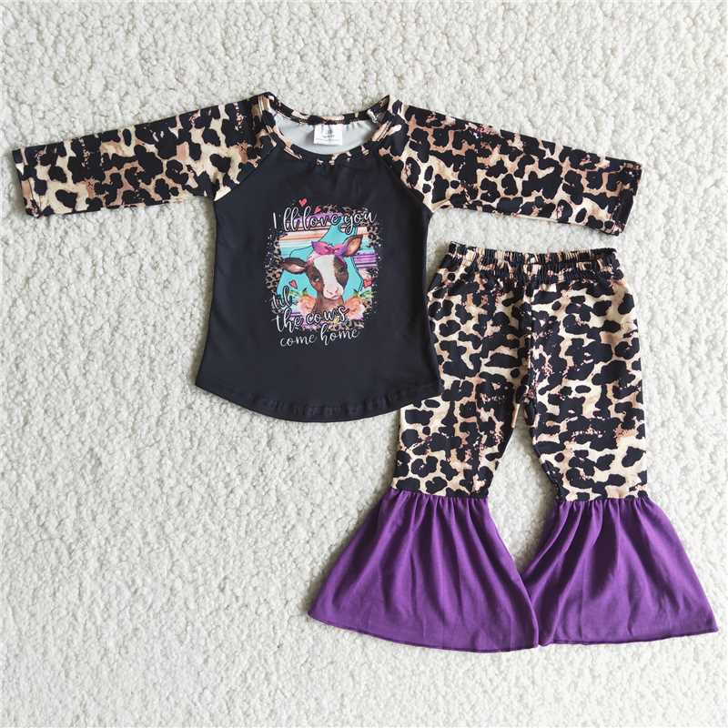 leopard heifer girl set