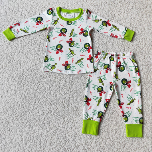 Christmas pajamas boys outfits
