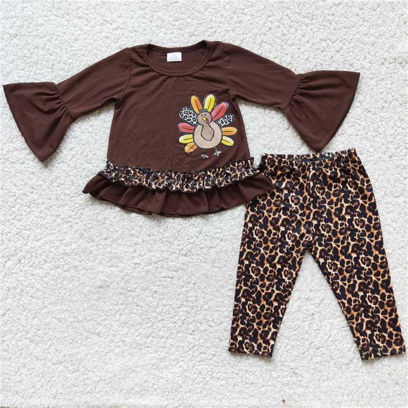 Thanksgiving turkey leopard girl set