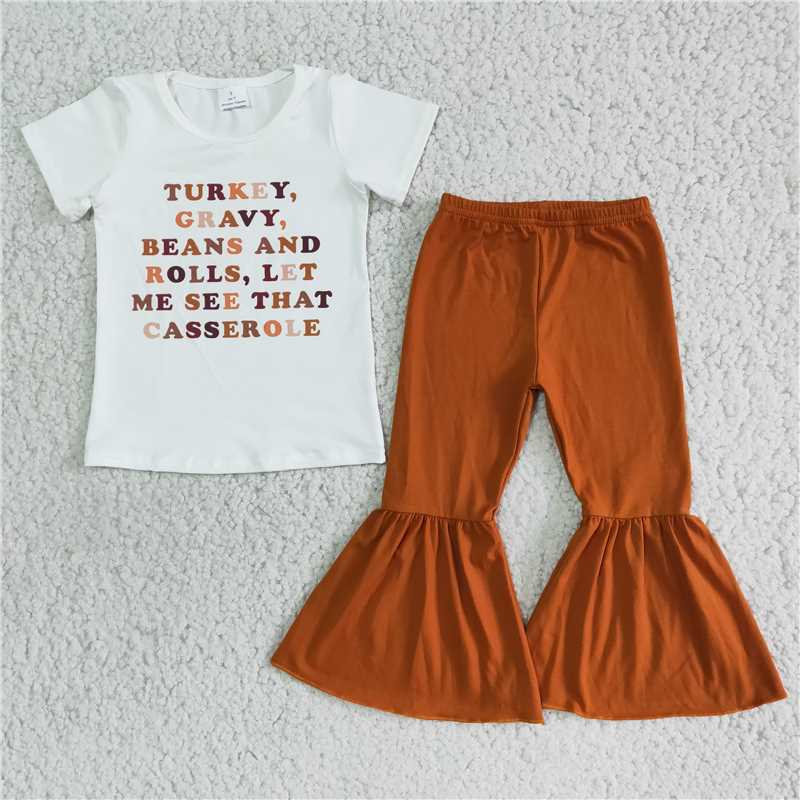 thanksgiving  top with long pants outfits