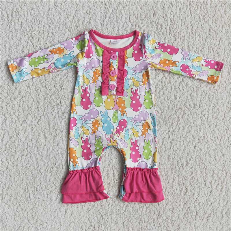 Easter bunny design rabbits romper