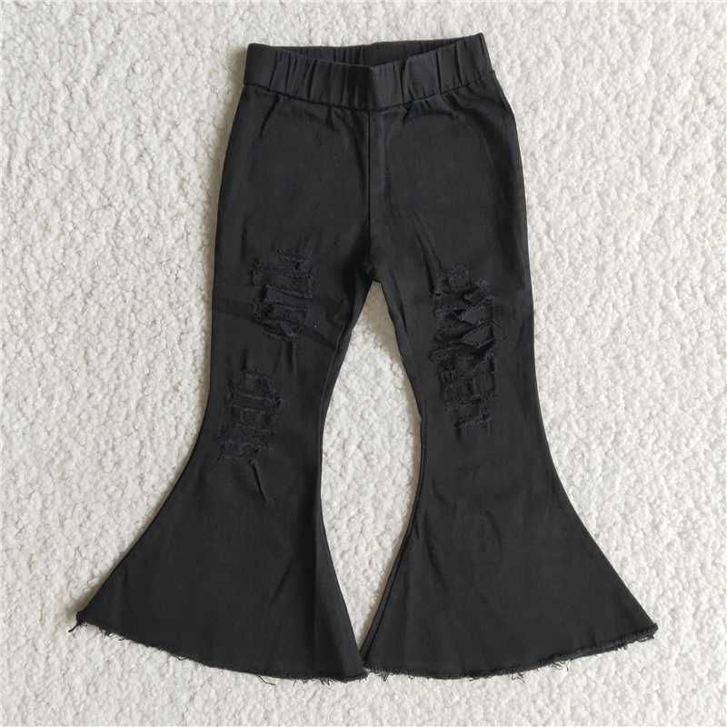 C8-2 Black Denim Trousers