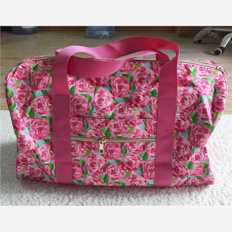 BA0025 rose flower castle gym bag