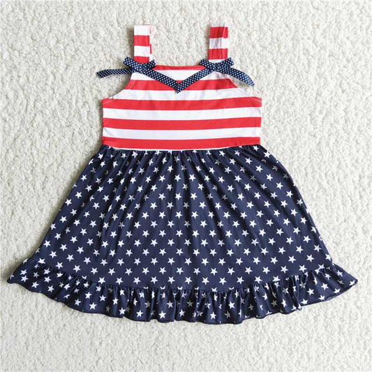 July 4 star and striped print