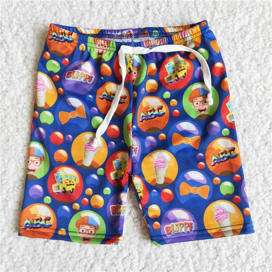 boy's pants cartoon swim shorts