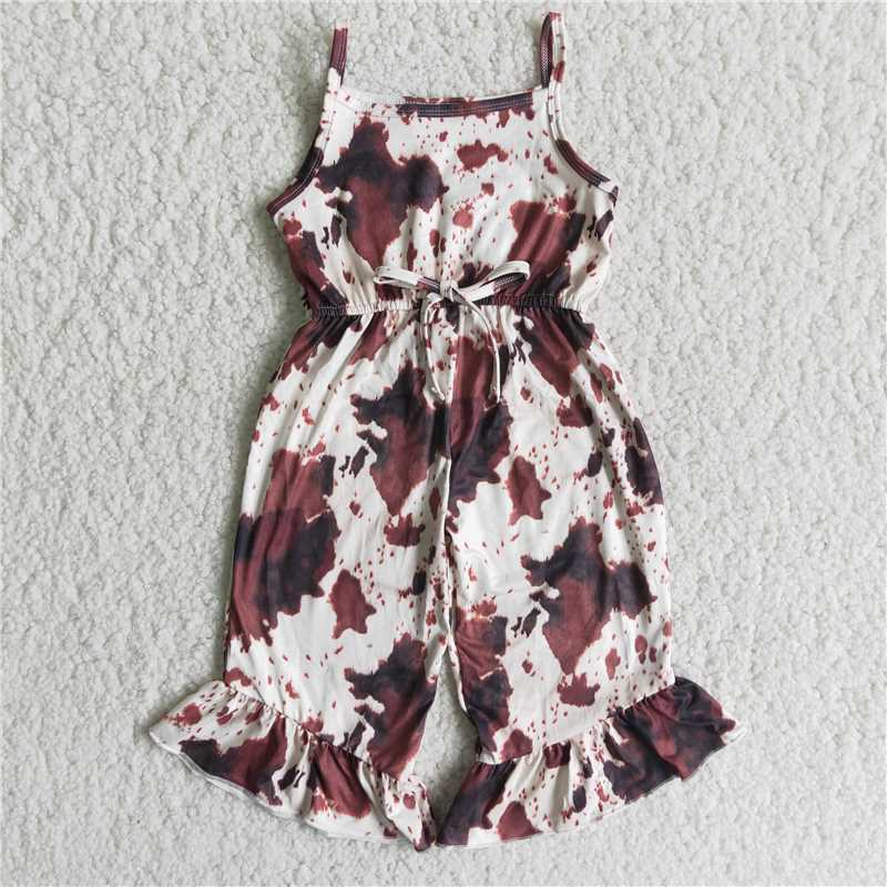 C11-2 girls summer romper suspenders